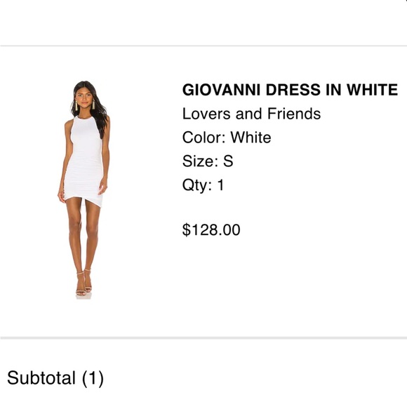 Lovers and Friends Giovanni Dress - Picture 4 of 5